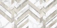 Плитка GOLDEN TILE Marmo Bianco Chevron бiлий G70151 30х60